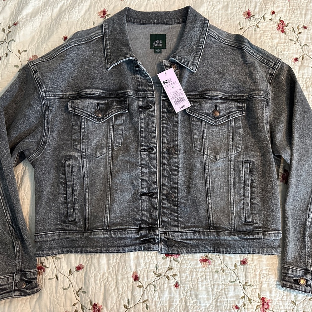 Wild Fable Charcoal Denim Jacket